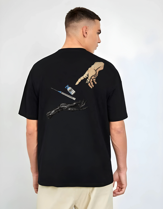 Divine Touch – Premium T-Shirt Graphic Tee (All-Body Fit | Back Design)