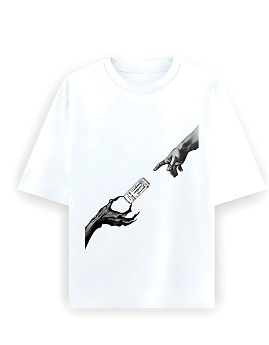 Gods of Energy – Monster Edition Graphic Oversized Tee” Front