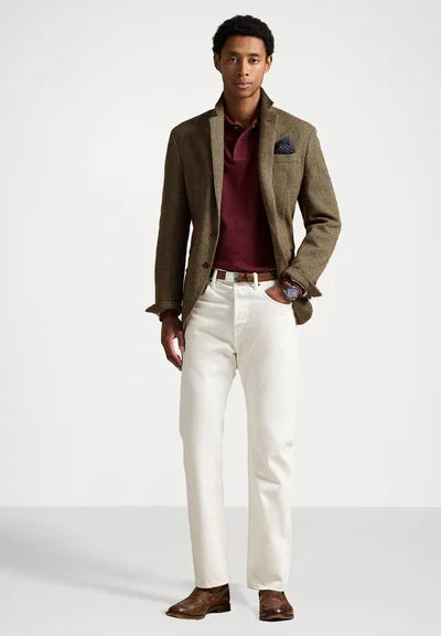 Polo  LONG SLEEVE - Langærmet T-shirt - spring wine heather