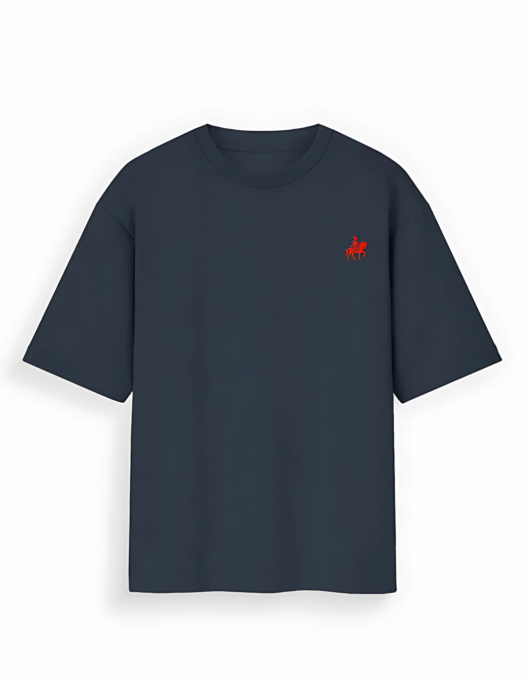 LORDZA Signature Emblem Oversized Standard Crew T-Shirt Oversized Standard T-Shirt