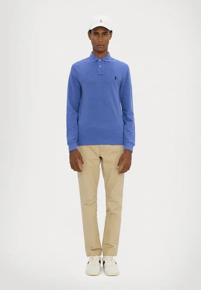 Polo  LONG SLEEVE - Langærmet T-shirt - faded royal heather