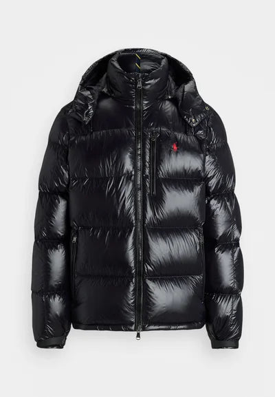 Polo  THE GORHAM GLOSSED DOWN JACKET - Down jackets - black