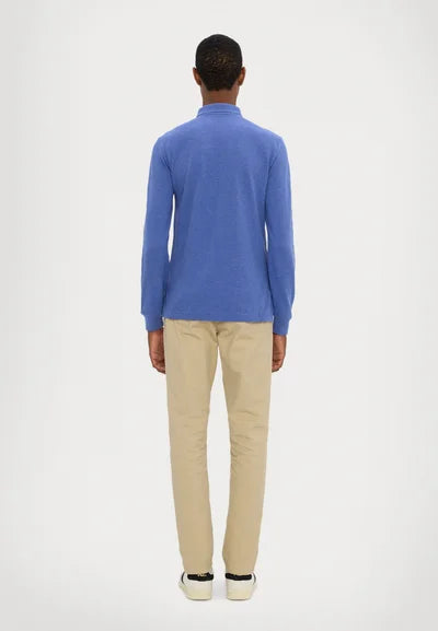 Polo  LONG SLEEVE - Langærmet T-shirt - faded royal heather