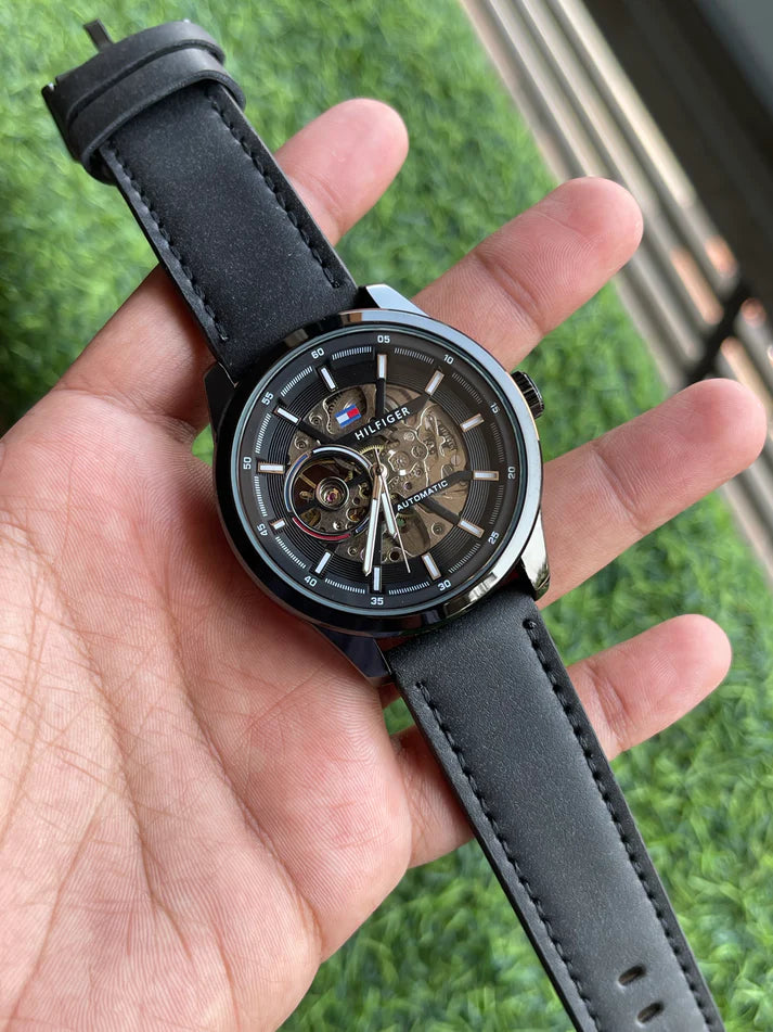 RC Tommy Automatic leather premium watch