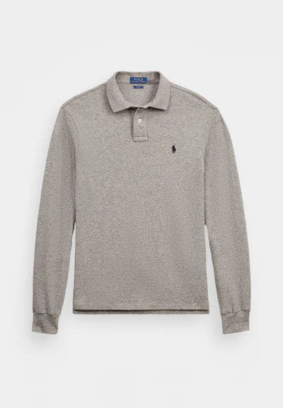 Polo  LONG SLEEVE - Langærmet T-shirt - canterbury heather