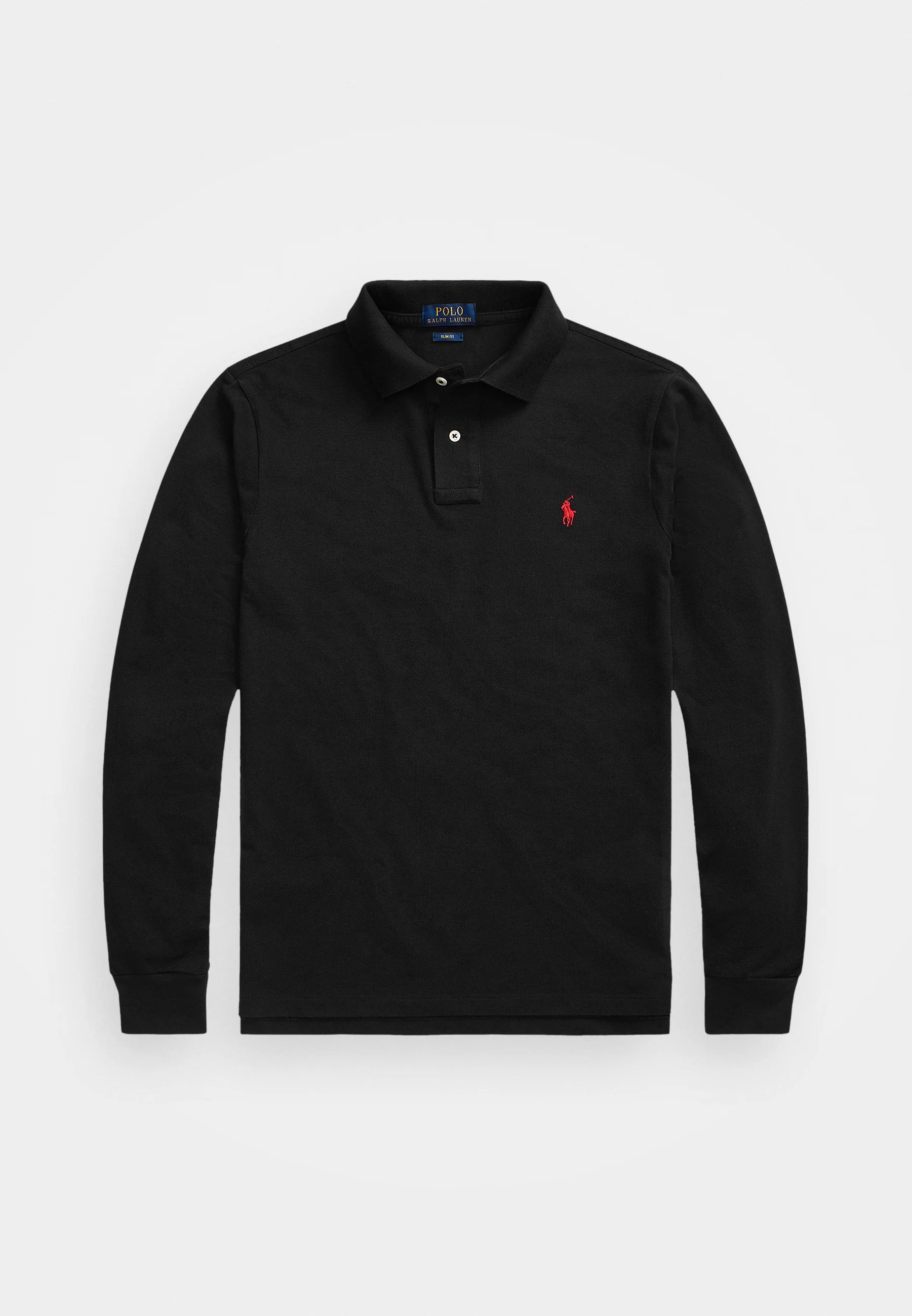 Polo  LONG SLEEVE - Langærmet T-shirt - black