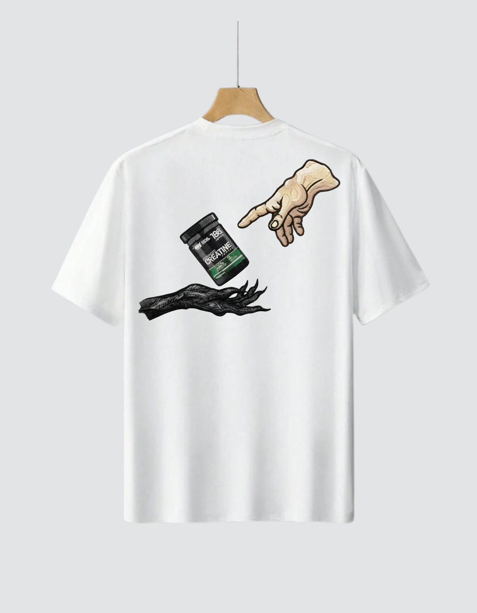 Creatine Touch Graphic Tee Embroidery Print (All-Body Fit | Back Design)