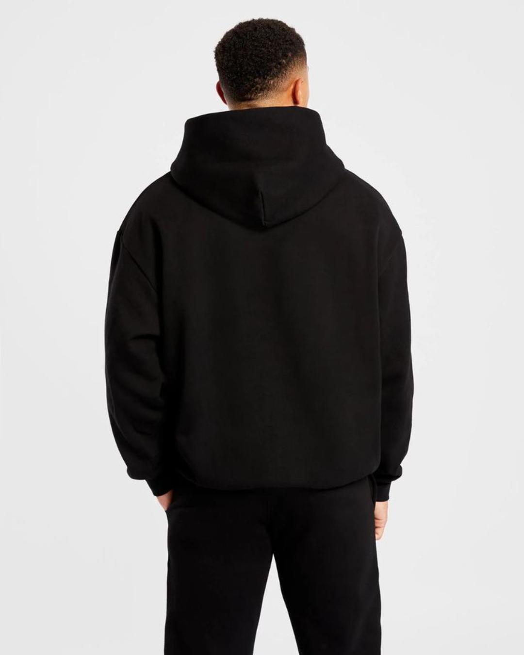 LORDZA Signature Emblem Oversized Standard Unisex Zip Hoodie