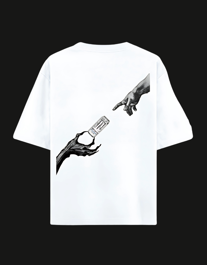 Gods of Energy – Monster Edition Graphic OversizedTee” Back Side Graphic