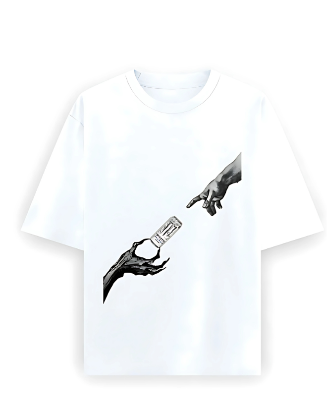 Gods of Energy – Monster Edition Graphic Oversized Tee” Front