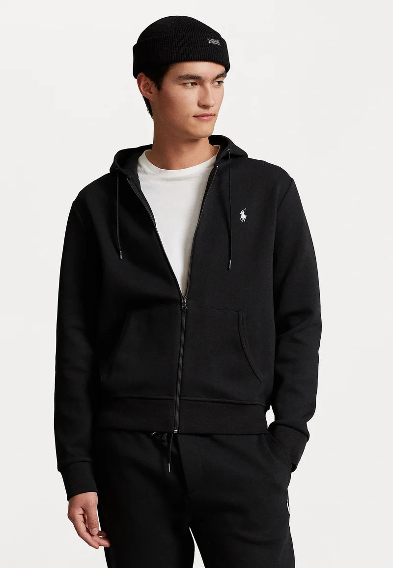 Polo  HOOD - Sweatjakke - black