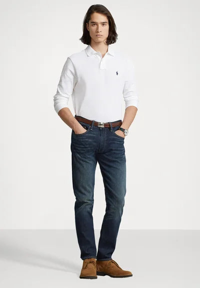 Polo  LONG SLEEVE - Langærmet T-shirt - white