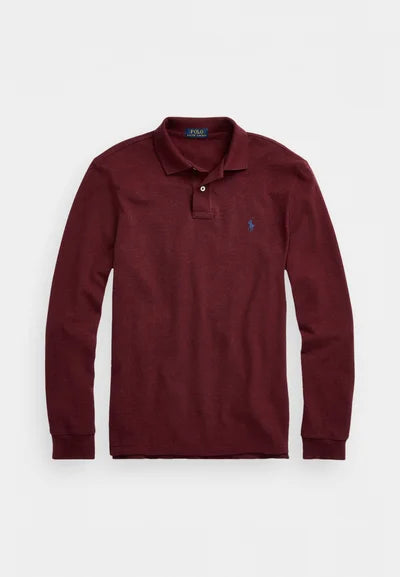 Polo  LONG SLEEVE - Langærmet T-shirt - spring wine heather