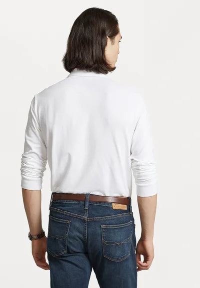 Polo  LONG SLEEVE - Langærmet T-shirt - white