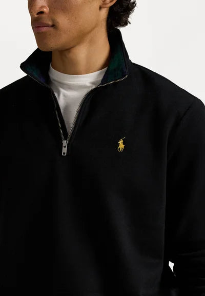 Polo  THE RL QUARTER ZIP SWEATSHIRT - Sweatshirt - black