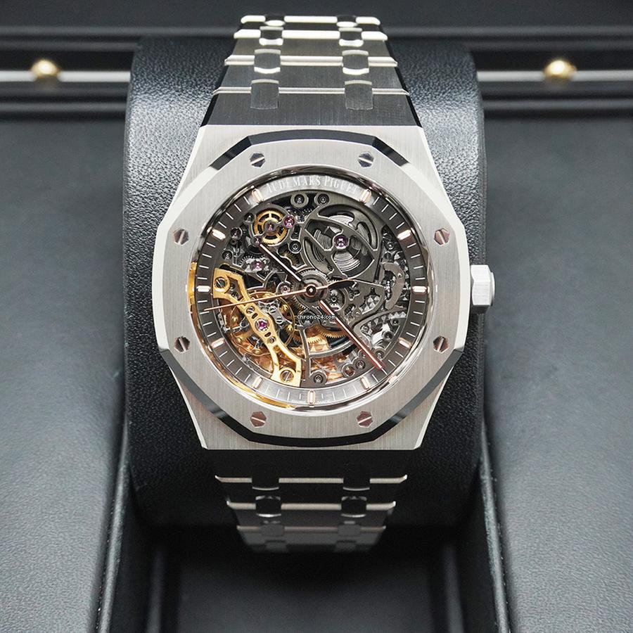 Audemars Piguet Royal Oak Skeleton Automatic Watch – Stainless Steel Case & Bracelet with Openworked Dial Limited Offer