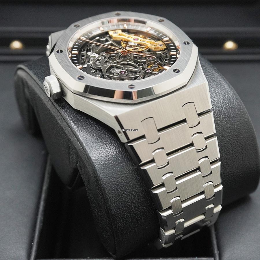 Audemars Piguet Royal Oak Skeleton Automatic Watch – Stainless Steel Case & Bracelet with Openworked Dial Limited Offer