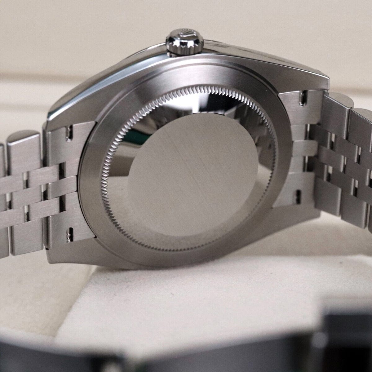 Rolex Datejust 41 Black Diamond Dial White Gold Fluted Bezel Jubilee Steel Oyster Perpetual Limited Offer