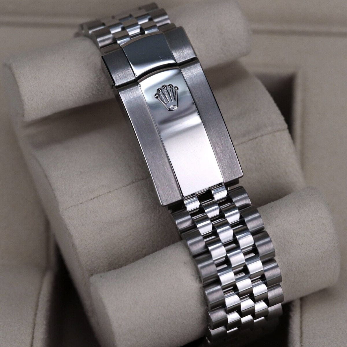 Rolex Datejust 41 Black Diamond Dial White Gold Fluted Bezel Jubilee Steel Oyster Perpetual Limited Offer