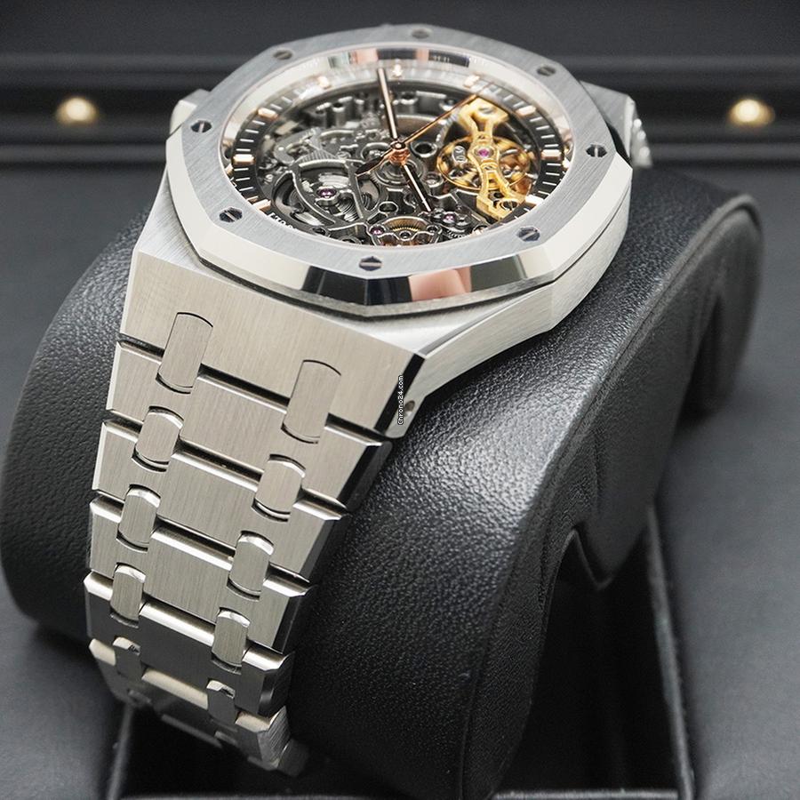 Audemars Piguet Royal Oak Skeleton Automatic Watch – Stainless Steel Case & Bracelet with Openworked Dial Limited Offer