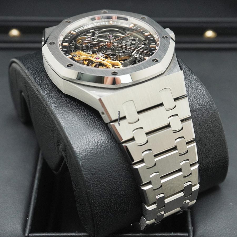 Audemars Piguet Royal Oak Skeleton Automatic Watch – Stainless Steel Case & Bracelet with Openworked Dial Limited Offer