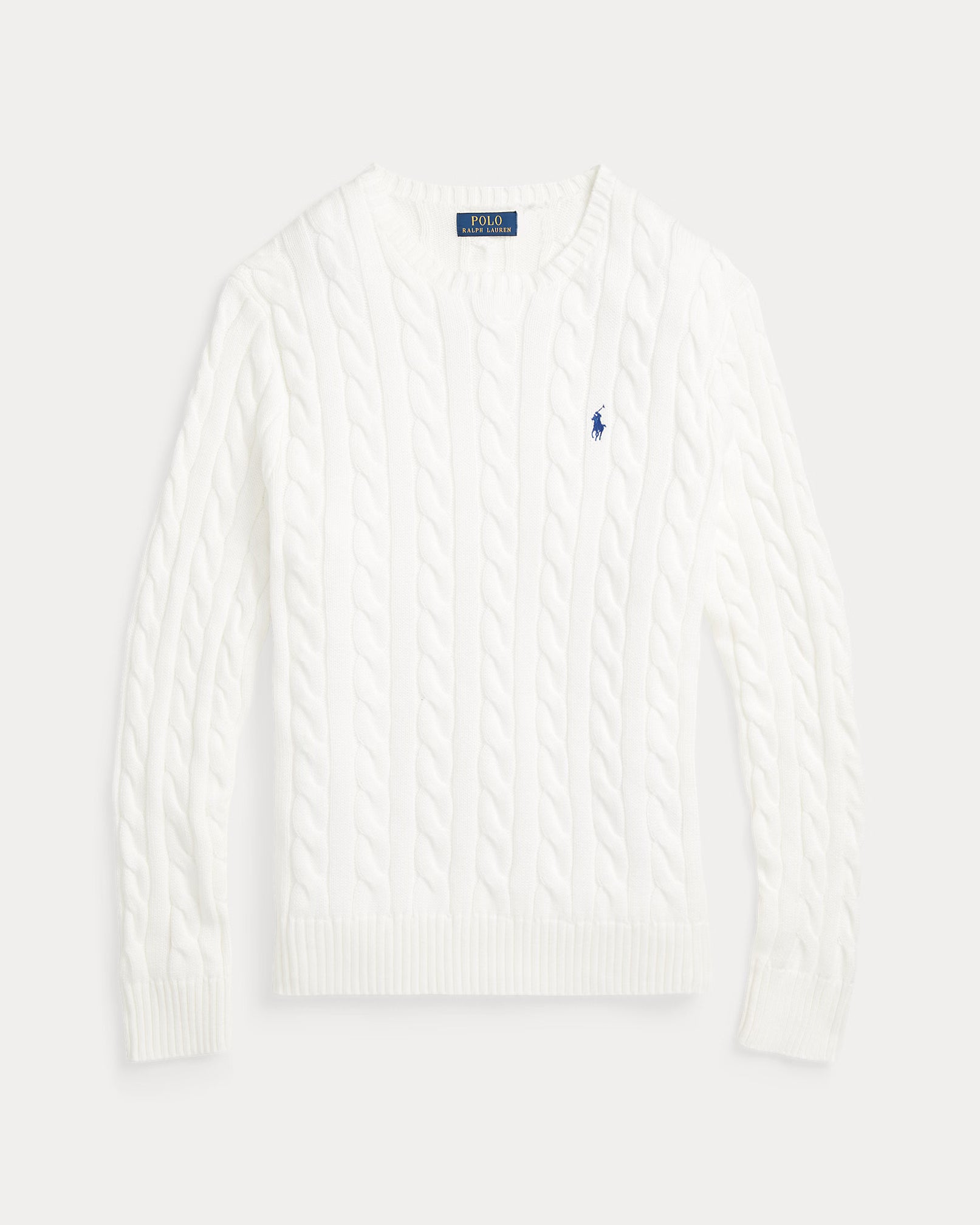 polo ralph lauren cable-knit cotton sweater