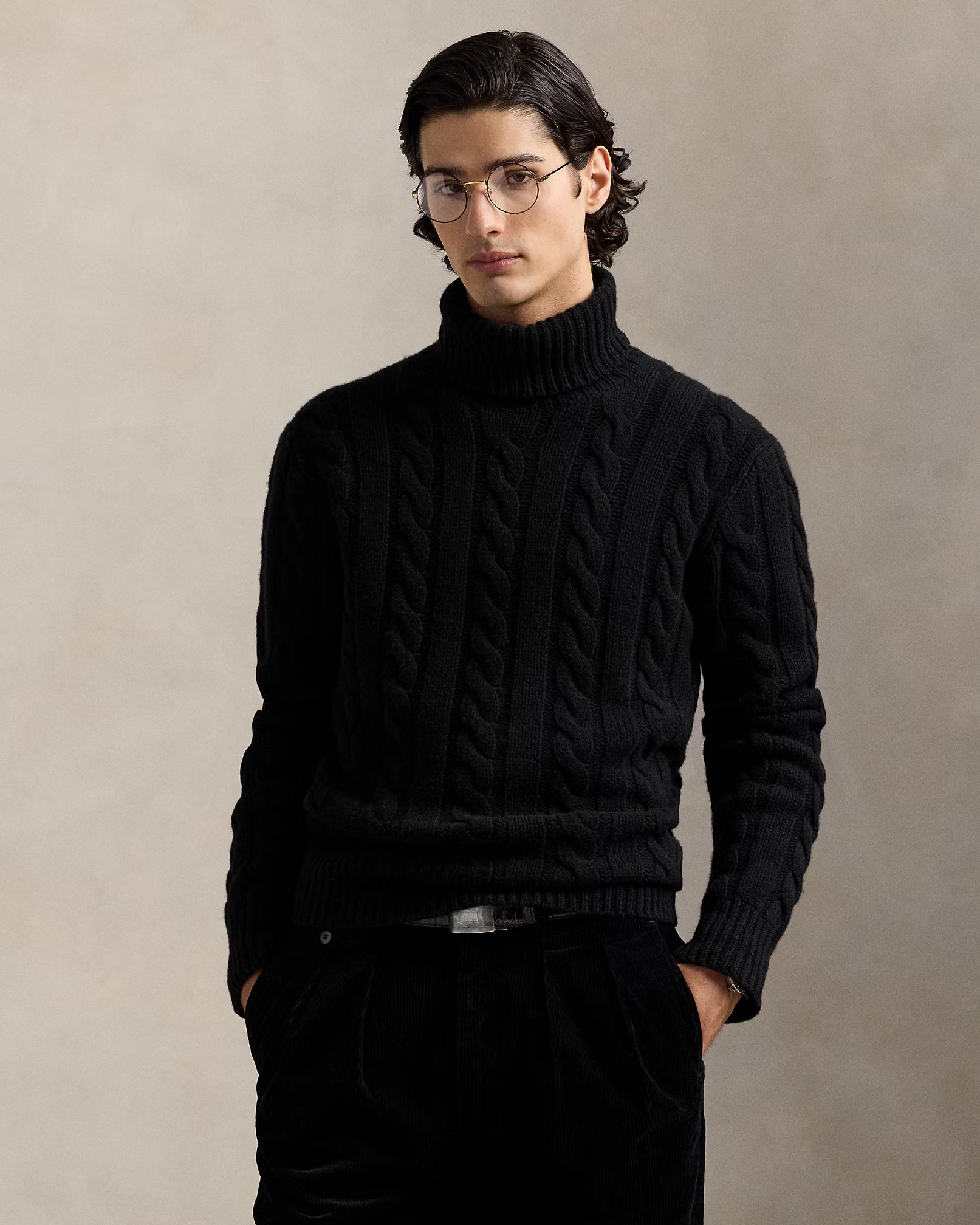 Cable-Knit Wool-Cashmere Jumper