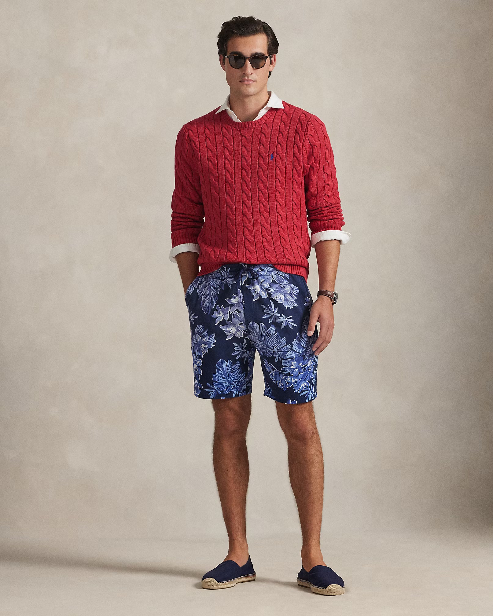 Cable-Knit Cotton Jumper