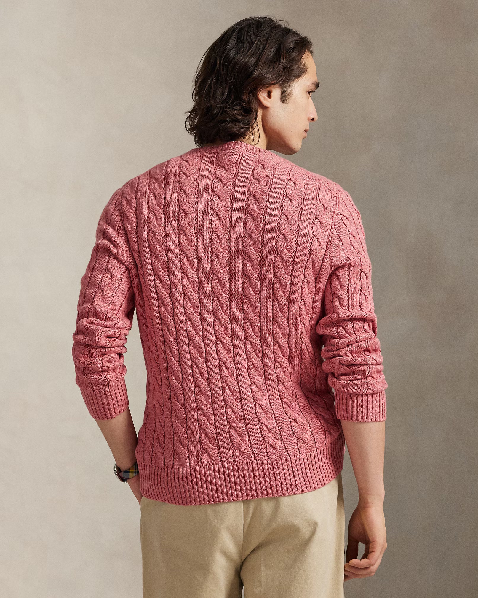 Cable-Knit Cotton Jumper